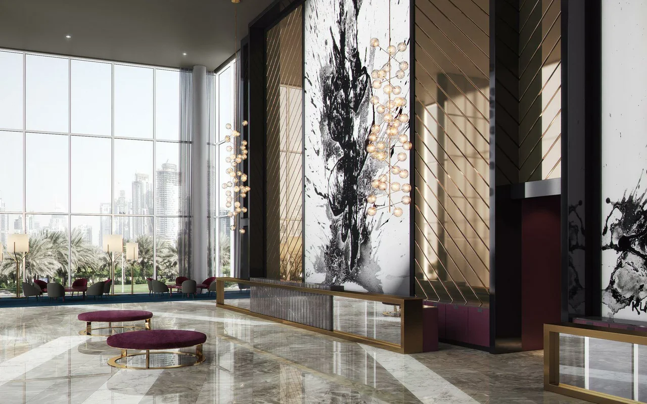 Residential complex Aykon Heights residential complex with views of the harbor, water channel and city, Business Bay ... — 4