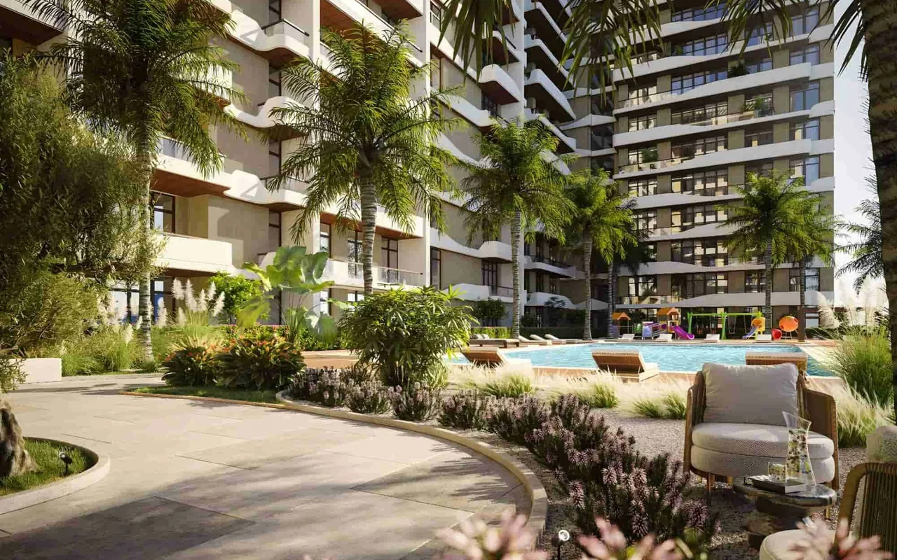 Апартаменты в комплексе New Helvetia Residence with a swimming pool and a tennis court close to Downtown Dubai, JVC, Dub ..., Дубай — 5