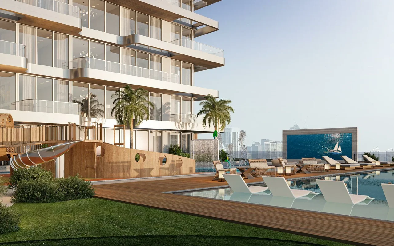 Апартаменты в комплексе Landmark project Seaside with beaches, hotels and golf courses, Dubai Islands area, Dubai, UAE, Дубай — 11
