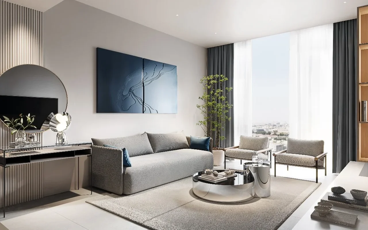 Residential complex New residence Eleve with swimming pools, a fitness center and lounge areas, Jebel Ali Industrial ... — 14