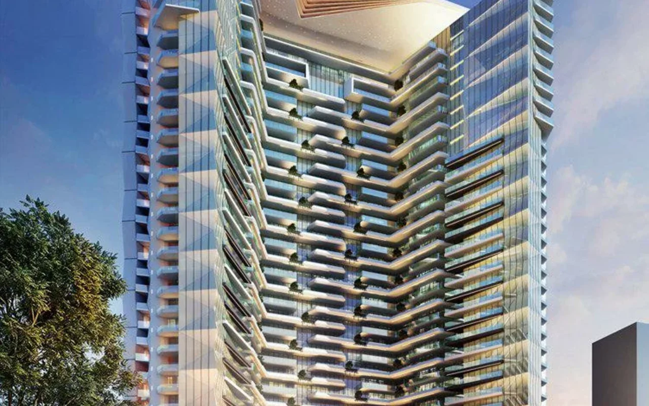 New residence Eleve with swimming pools, a fitness center and lounge areas, Jebel Ali Industrial ...