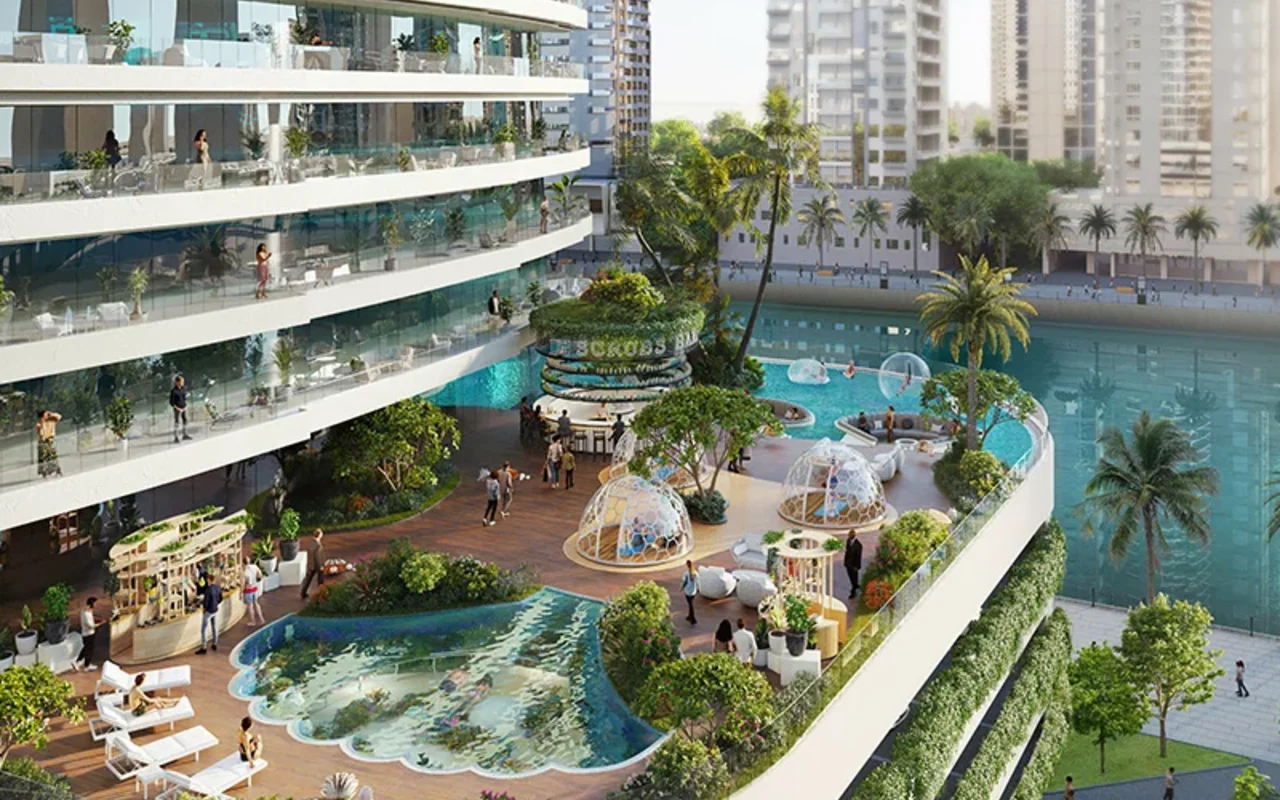 Residential complex New complex of furnished villas Mira Villas by Bentley Home with a lagoon, Meydan, Dubai, UAE — 15