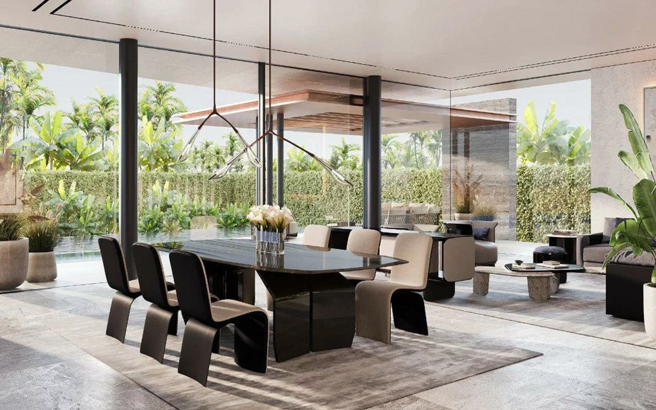 Residential complex New complex of furnished villas Mira Villas by Bentley Home with a lagoon, Meydan, Dubai, UAE — 4