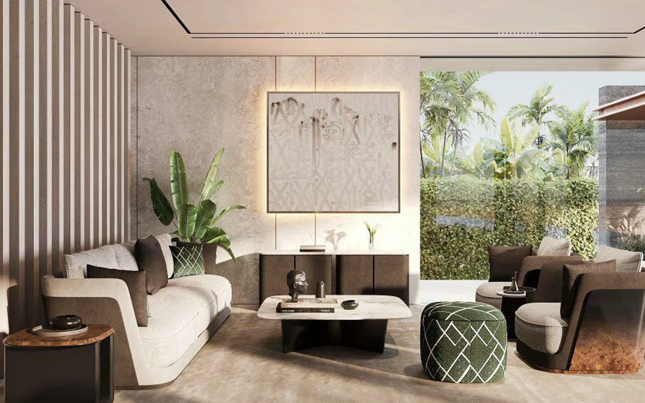 Residential complex New complex of furnished villas Mira Villas by Bentley Home with a lagoon, Meydan, Dubai, UAE — 6