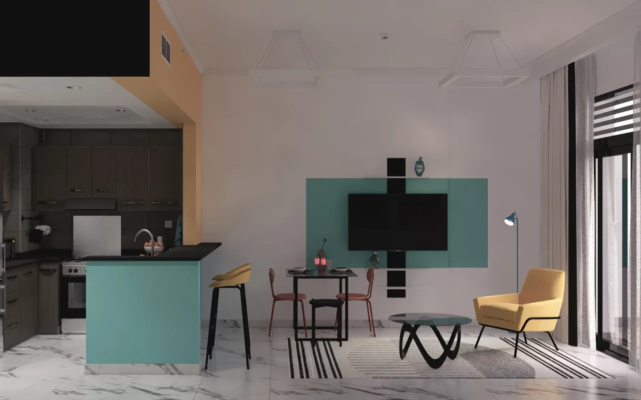 1 bedroom apartment 50 m² Dubai, United Arab Emirates