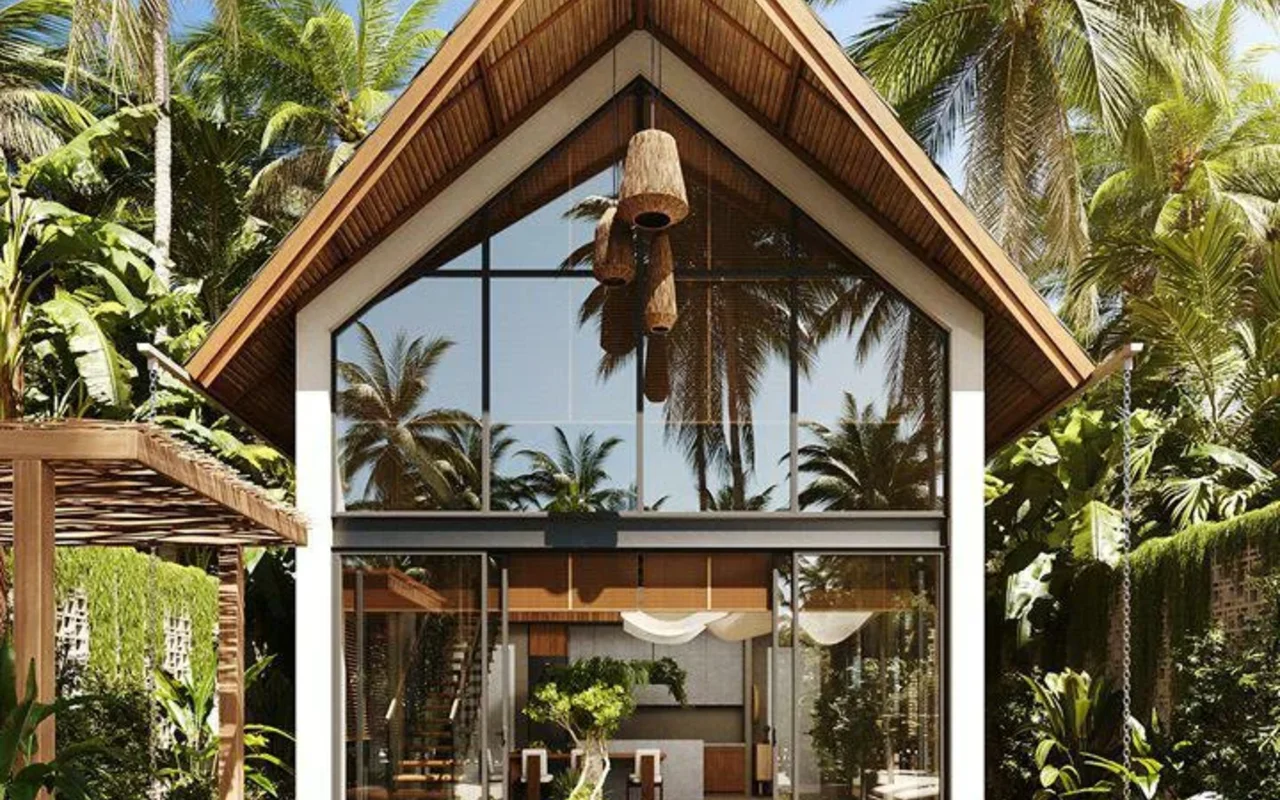 Residential complex New residential complex of first-class villas in Ubud, Bali, Indonesia — 5