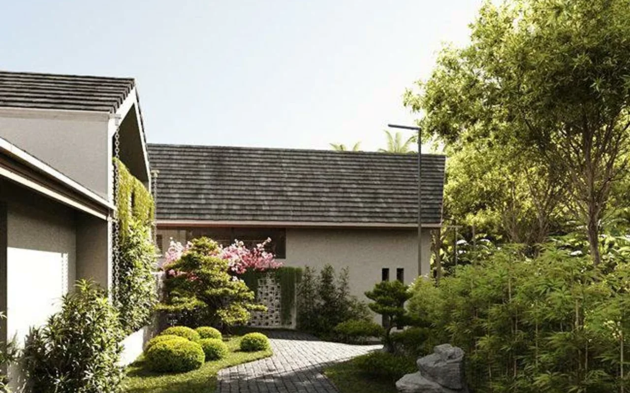 Residential complex New residential complex of first-class villas in Ubud, Bali, Indonesia — 11