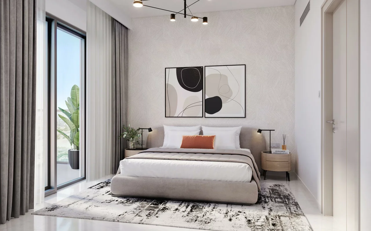 Апартаменты в комплексе New residence Beach Oasis 2 with a swimming pool and a manmade beach, Dubai Studio City, Dubai, UAE, Дубай — 8