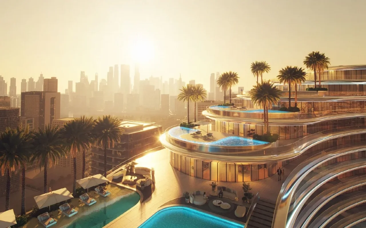 Апартаменты в комплексе New Elo 3 Residence with a swimming pool xlose to Downtown Dubai, Damac Hills 2, Dubai, UAE, Дубай — 12