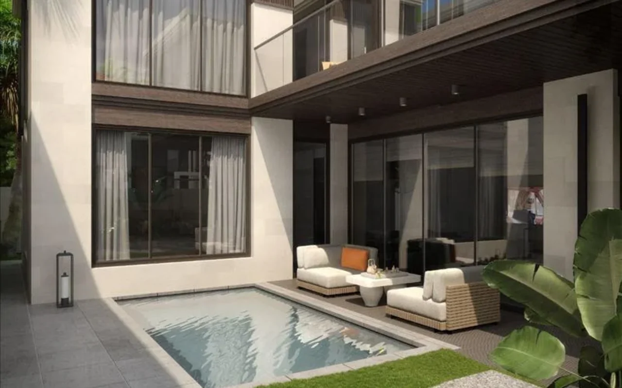 Complex of furnished villas and duplexes at 500 meters from the beach, Sanur, Bali, Indonesia