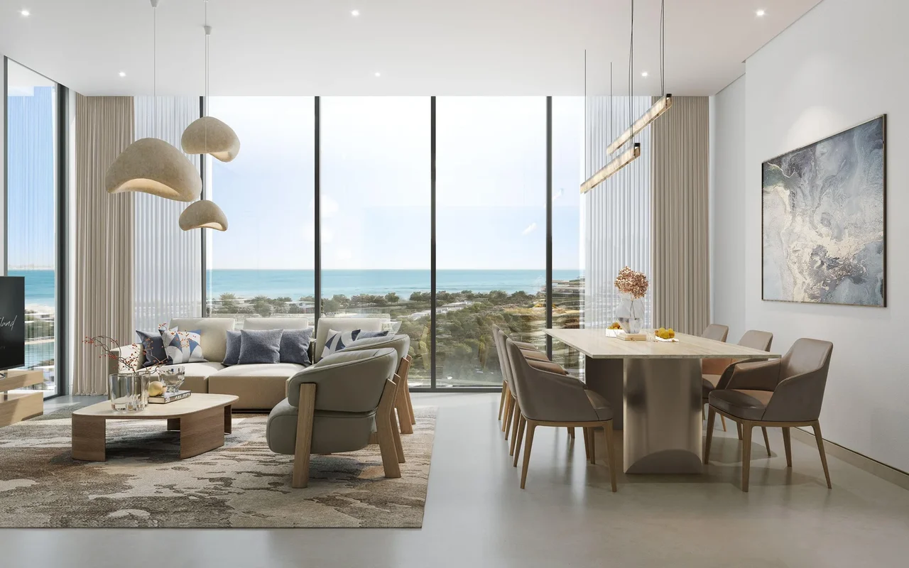 Апартаменты в комплексе New Selene Beach Residences with a lagoon, a swimming pool and parks, Al Seanneeah, Dubai, UAE, Абу-Даби — 5