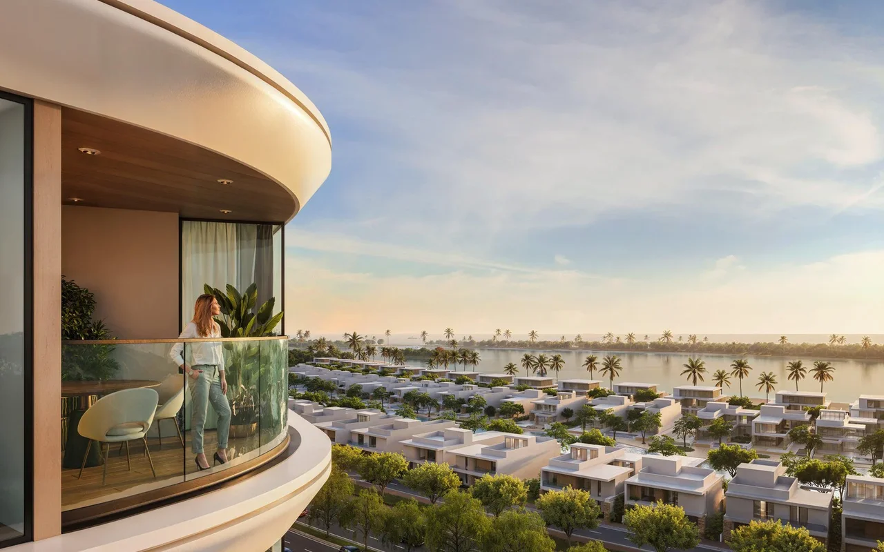 Апартаменты в комплексе New Selene Beach Residences with a lagoon, a swimming pool and parks, Al Seanneeah, Dubai, UAE, Абу-Даби — 3