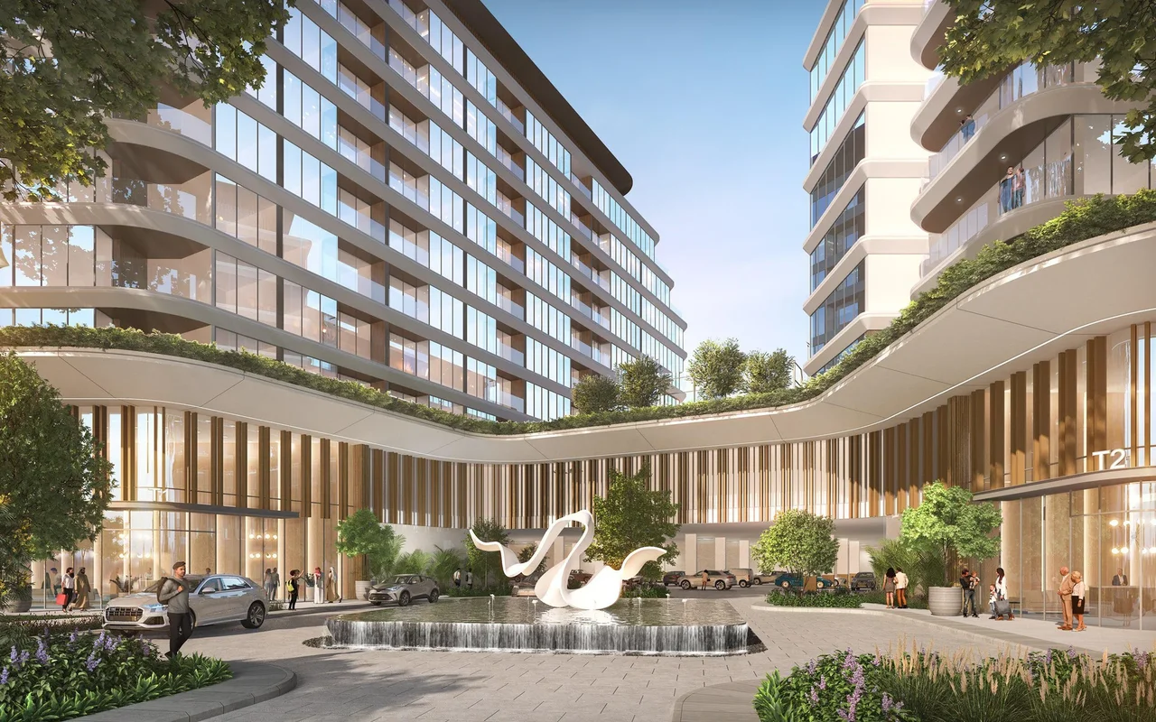 Апартаменты в комплексе New Selene Beach Residences with a lagoon, a swimming pool and parks, Al Seanneeah, Dubai, UAE, Абу-Даби — 13