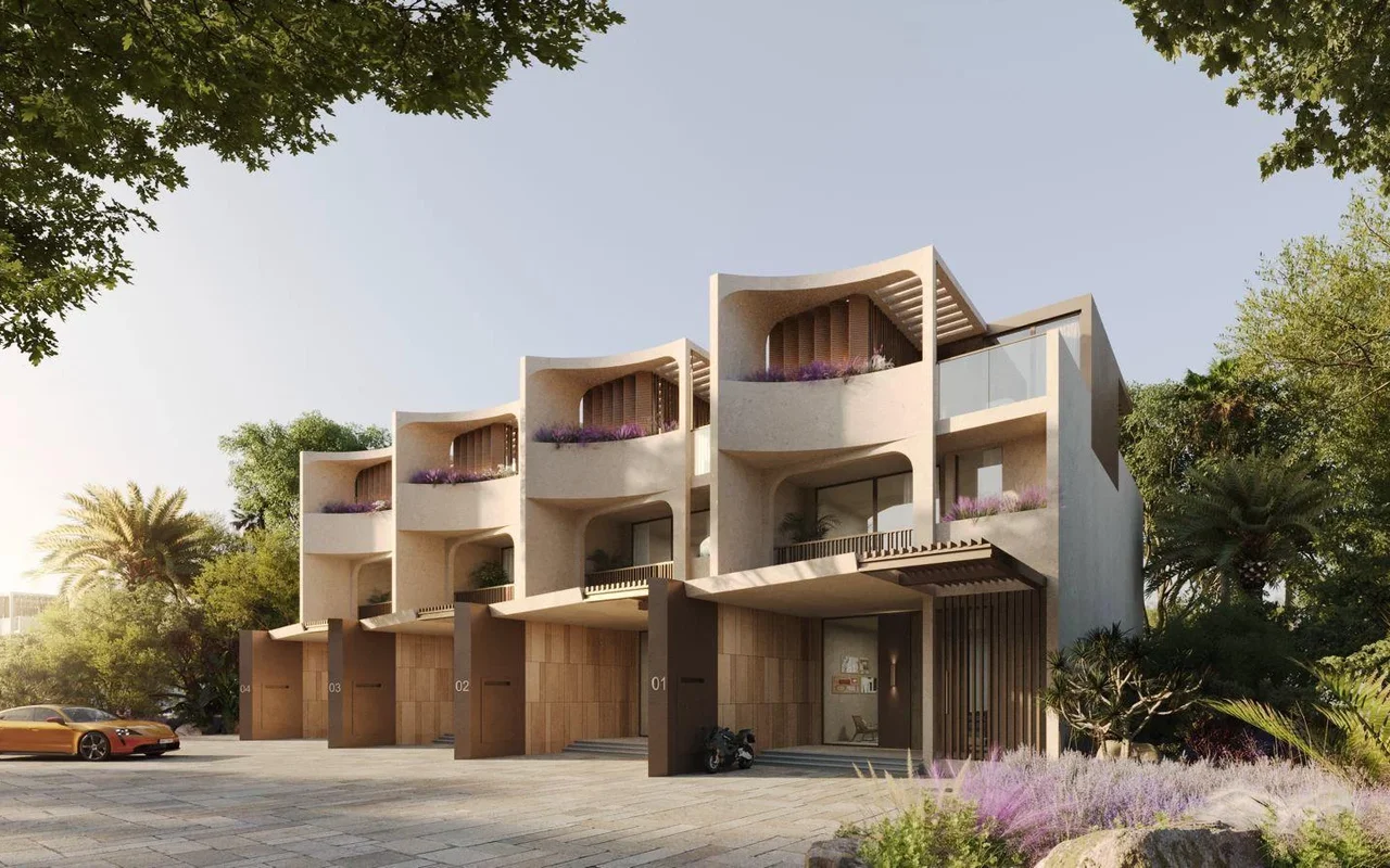 Апартаменты в комплексе New complex of townhouses Kensington Gardens with a private school and lagoons, International Ci ..., Дубай