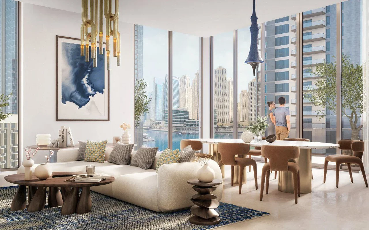 Апартаменты в комплексе Apartments in the new Marina Cove residence with a swimming pool 2 minutes from the waterfront i ..., Дубай — 2