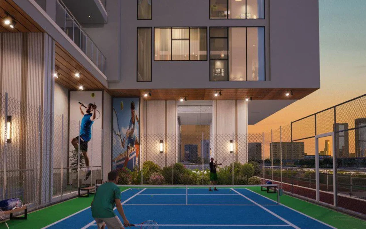 Апартаменты в комплексе New residence Empire Lakeviews Liwan with swimming pools, a mini golf course and a co-working ar ..., Дубай — 6