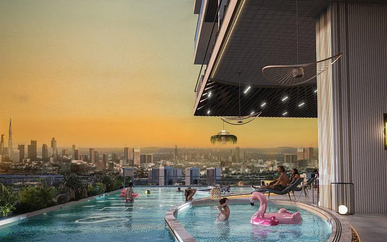 Апартаменты в комплексе New residence Empire Lakeviews Liwan with swimming pools, a mini golf course and a co-working ar ..., Дубай — 4