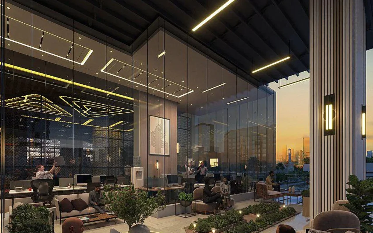 Апартаменты в комплексе New residence Empire Lakeviews Liwan with swimming pools, a mini golf course and a co-working ar ..., Дубай — 8