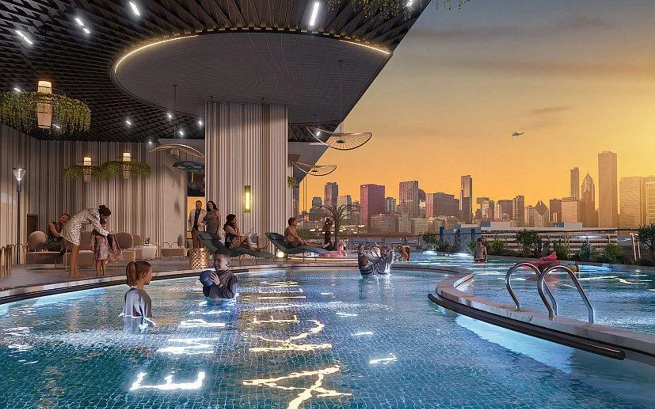 Апартаменты в комплексе New residence Empire Lakeviews Liwan with swimming pools, a mini golf course and a co-working ar ..., Дубай — 2