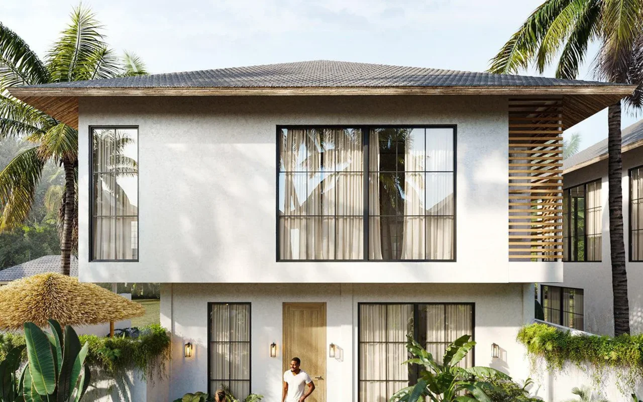 Апартаменты в комплексе New villa with a view of the jungles in a residential complex with co-working areas, 5 minutes f ..., Бали