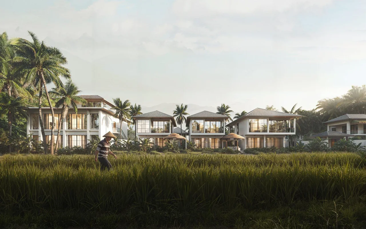 New villa with a view of the jungles in a residential complex with co-working areas, 5 minutes f ...