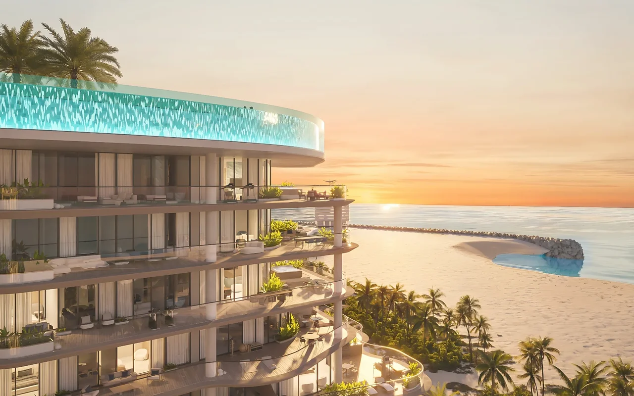 Апартаменты в комплексе Manta Bay , The World's First Sky Beach near to Iconic Wynn Resort on Al Marjan Island, Рас-эль-Хайма — 2