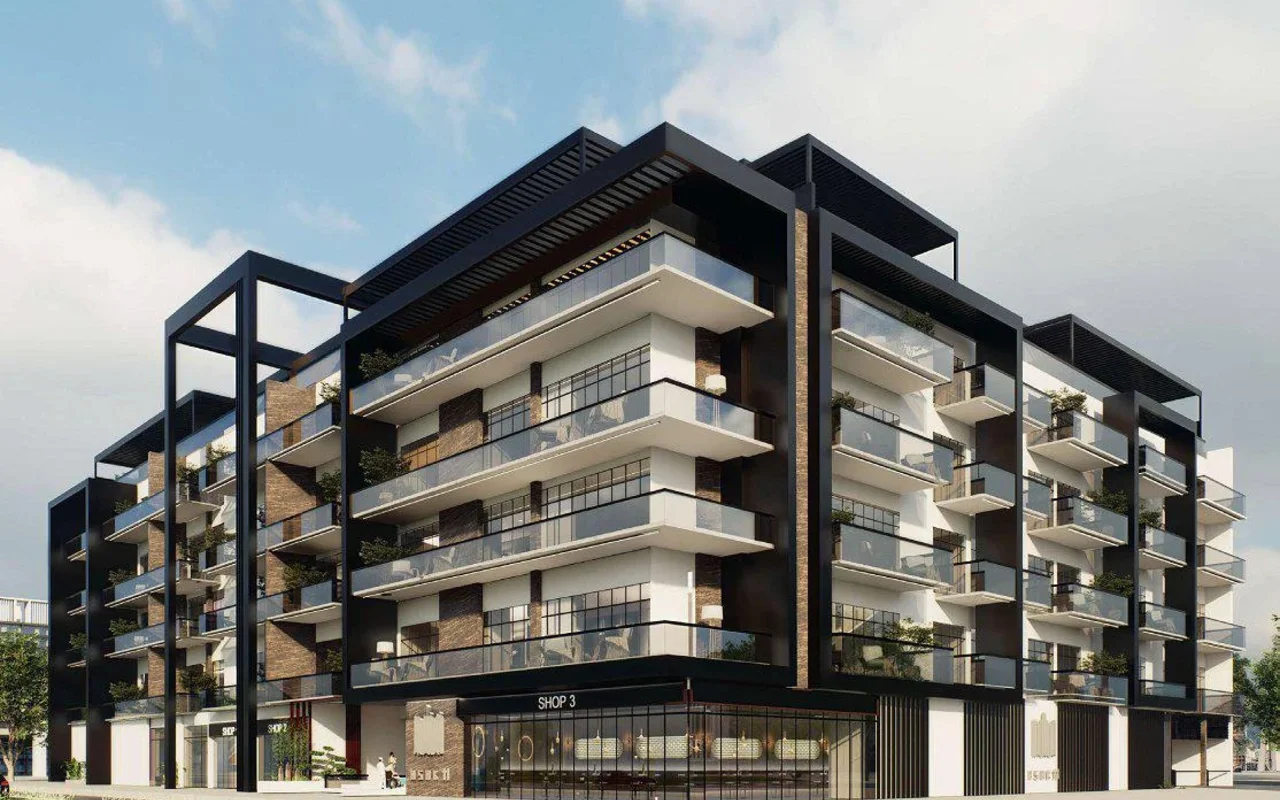 New Al Serh Residences 11 with gardens, a swimming pool and an underground parking close to the  ...