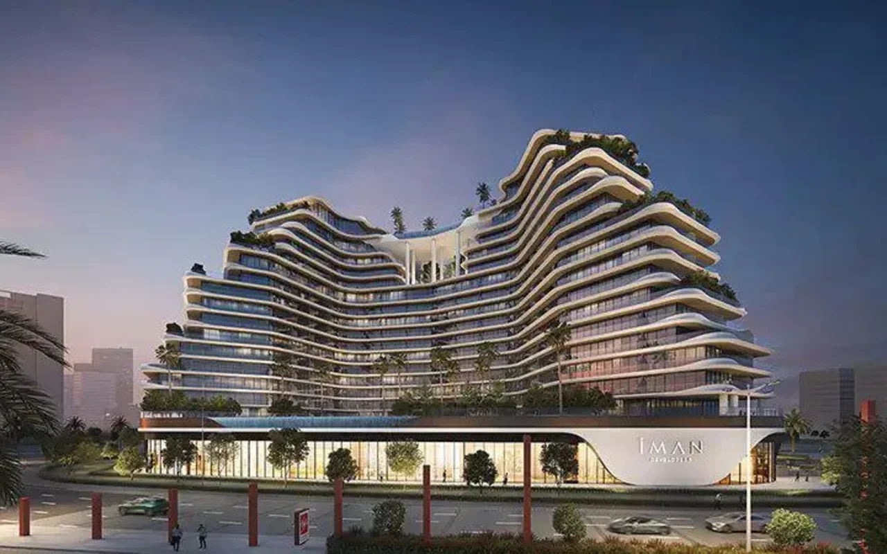First-class residential complex 15 Cascade with a good infrastructure in Motor City, Dubai, UAE