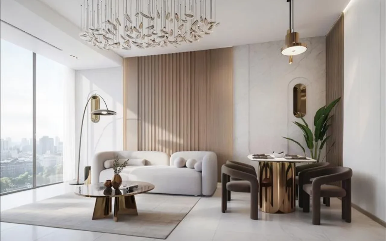 Residential complex New Bonds Avenue Residences with swimming pools, mini golf and gardens, Dubai Islands, Dubai, UAE — 2