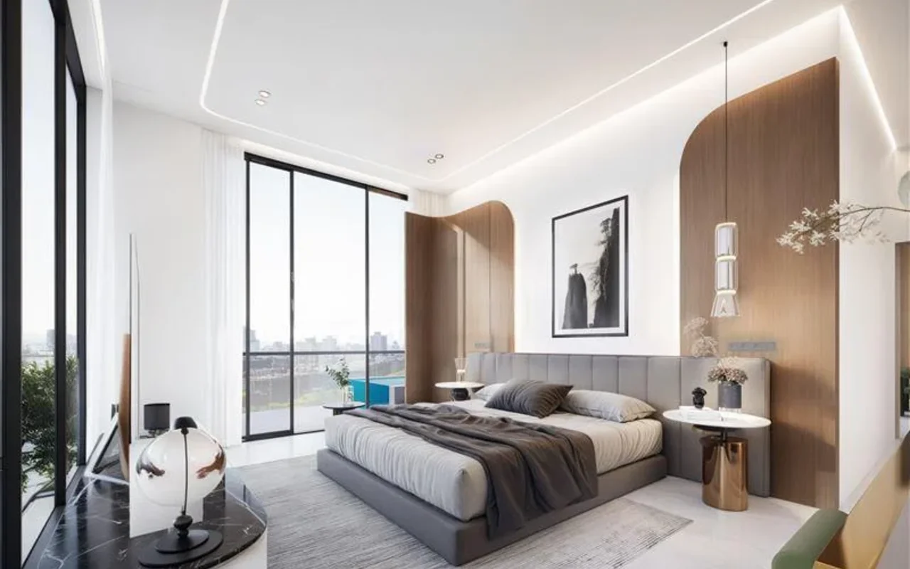 Residential complex New Bonds Avenue Residences with swimming pools, mini golf and gardens, Dubai Islands, Dubai, UAE — 5