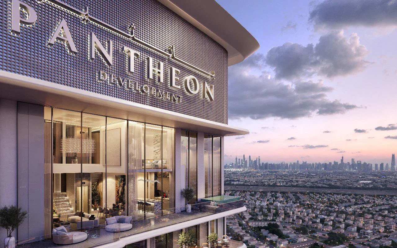 Residential complex New complex of furnished apartments Voxa with swimming pools and a mini golf, JVT, Dubai, UAE — 9