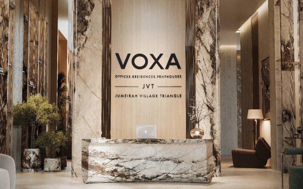 Residential complex New complex of furnished apartments Voxa with swimming pools and a mini golf, JVT, Dubai, UAE — 5