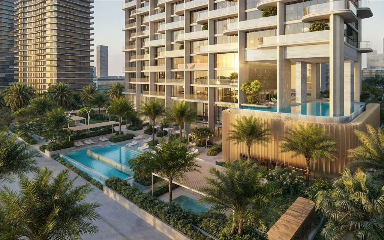 Апартаменты в комплексе New high-rise Atelis project with pools, co-working areas and direct access to the promenade in  ..., Дубай — 15