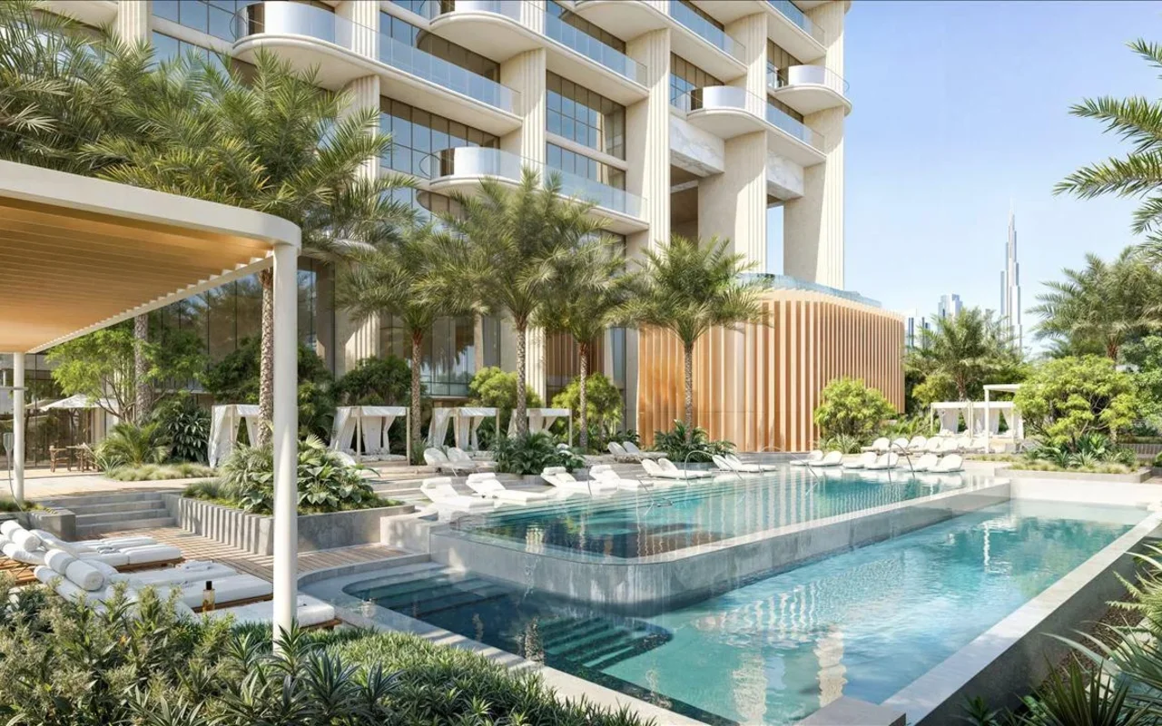 Апартаменты в комплексе New high-rise Atelis project with pools, co-working areas and direct access to the promenade in  ..., Дубай — 14