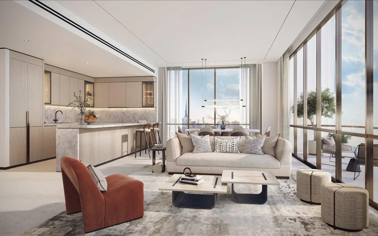 Апартаменты в комплексе New high-rise Atelis project with pools, co-working areas and direct access to the promenade in  ..., Дубай — 2