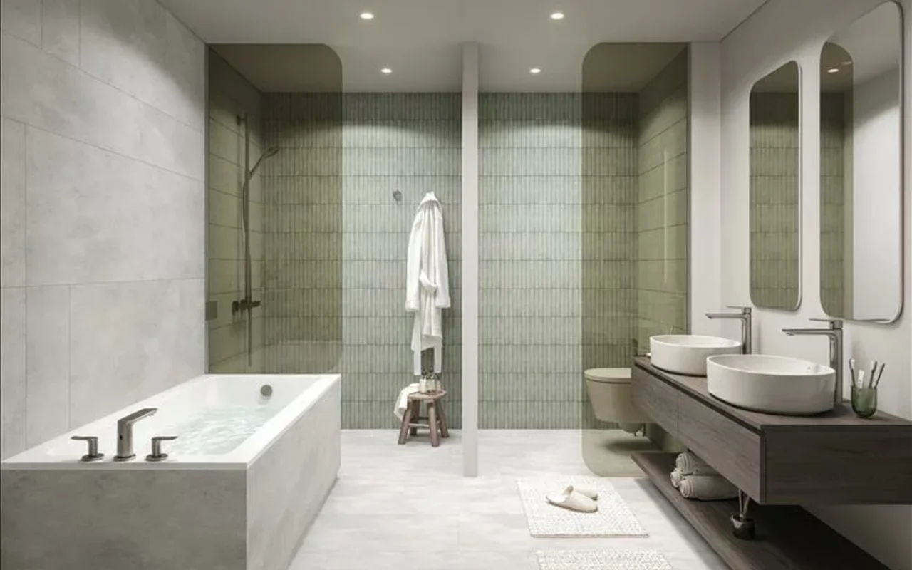 Апартаменты в комплексе New residence Beverly Grande with a swimming pool, restaurants and a school, Motor City, Dubai, UAE, Дубай