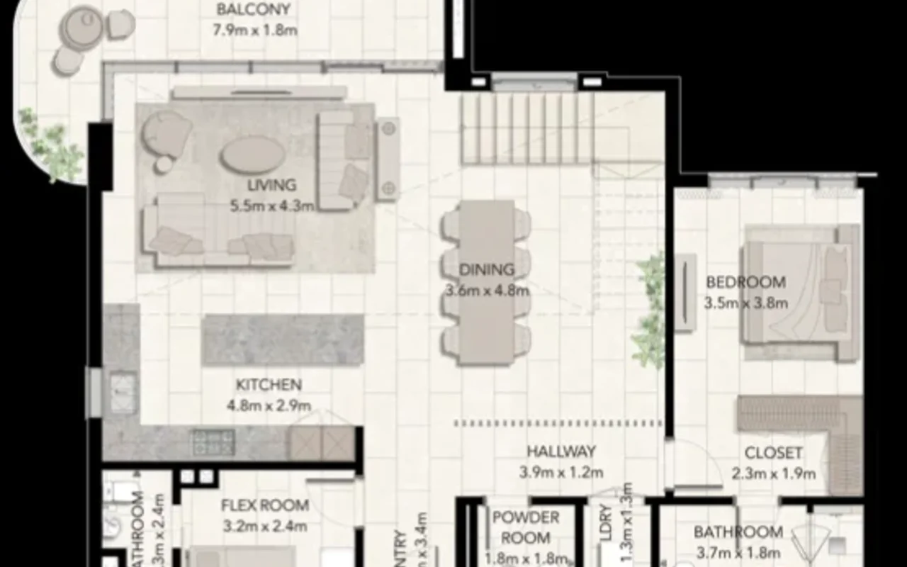 1 bedroom apartment 60 m² Dubai, United Arab Emirates — 13