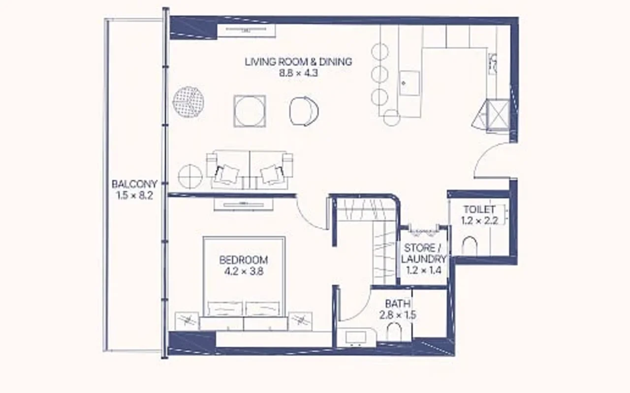 Апартаменты в комплексе Furnished Apartments with Installments in Al Marjan Island, Рас-эль-Хайма — 9