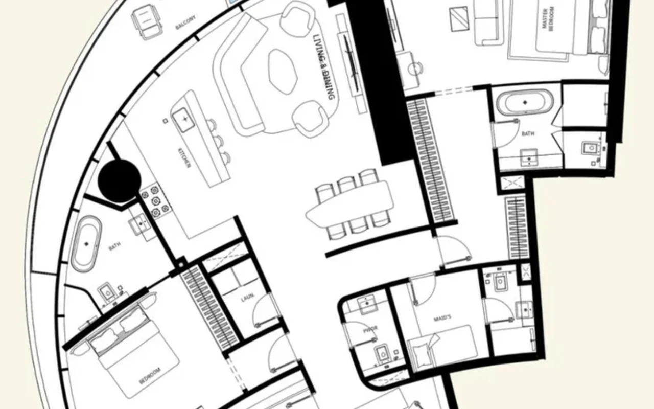 1 bedroom apartment 132 m² Dubai, United Arab Emirates — 7
