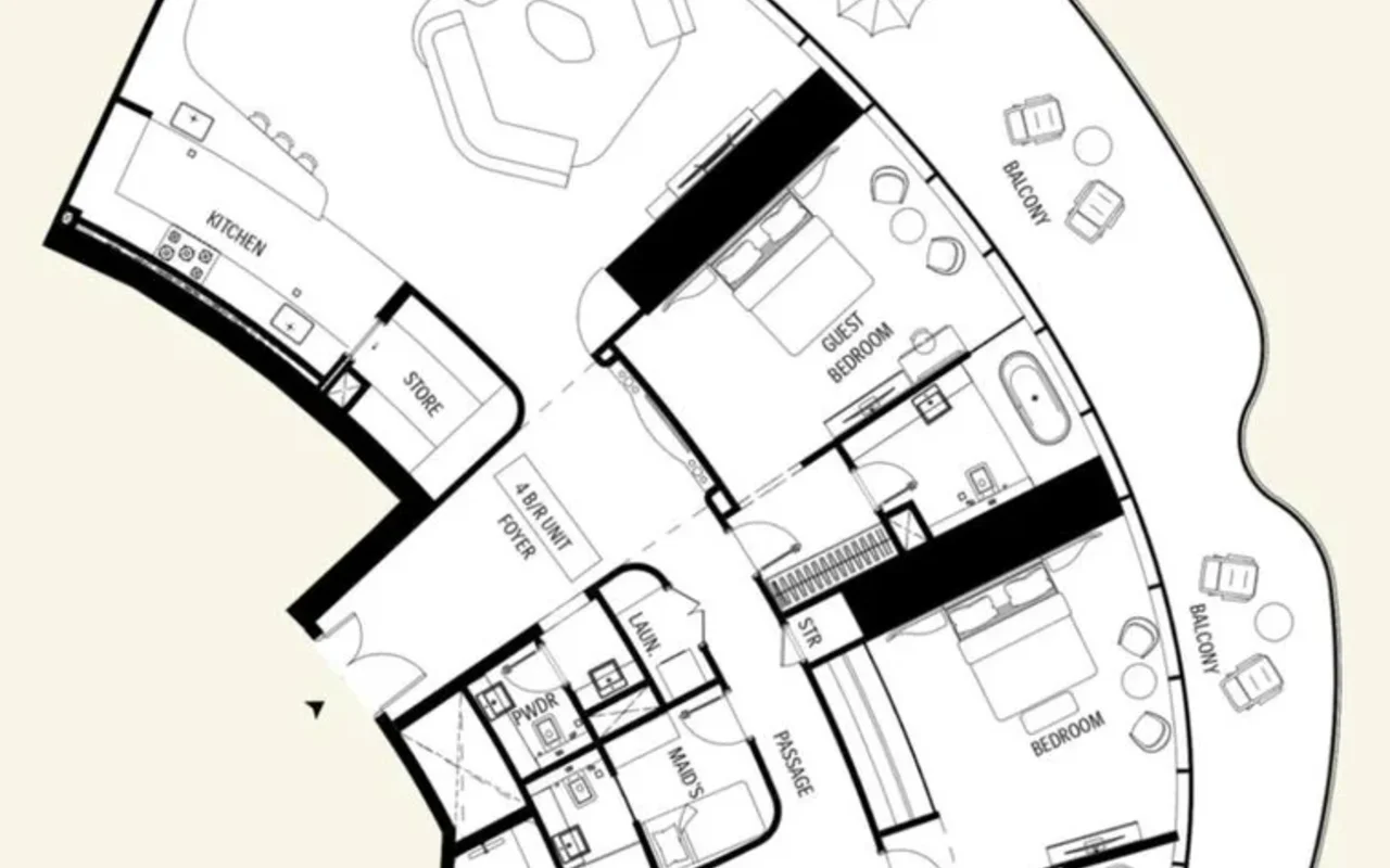 1 bedroom apartment 132 m² Dubai, United Arab Emirates — 8