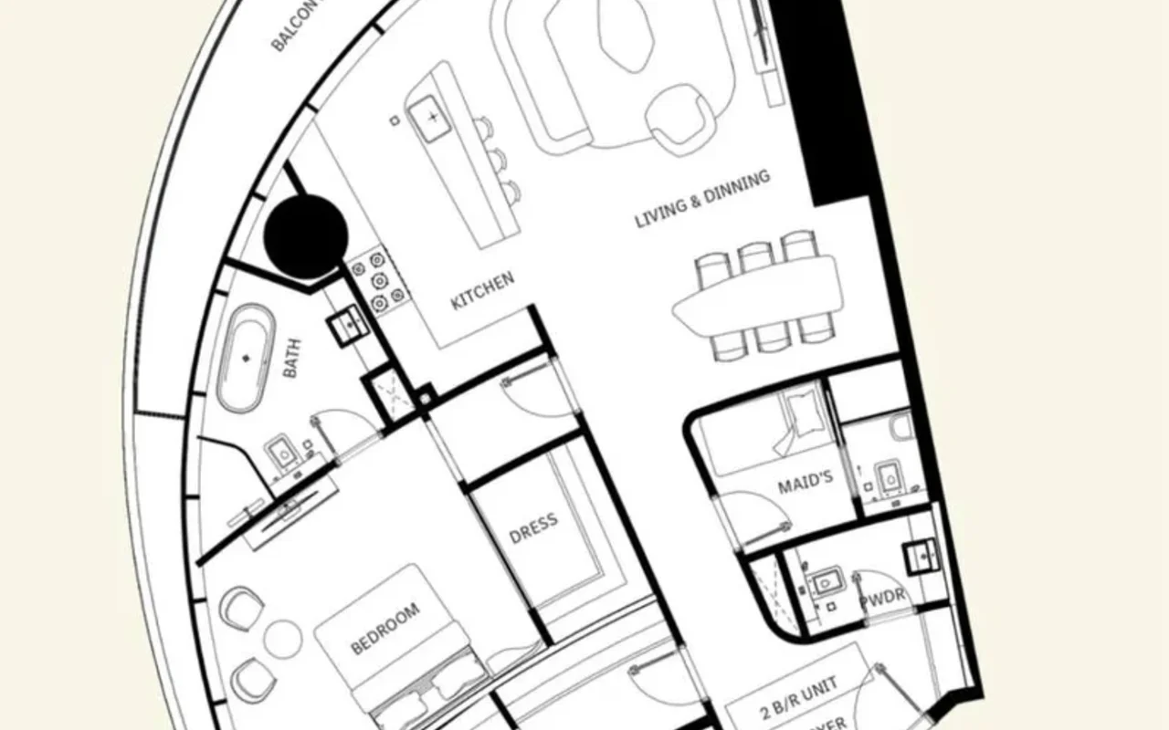 1 bedroom apartment 132 m² Dubai, United Arab Emirates — 6