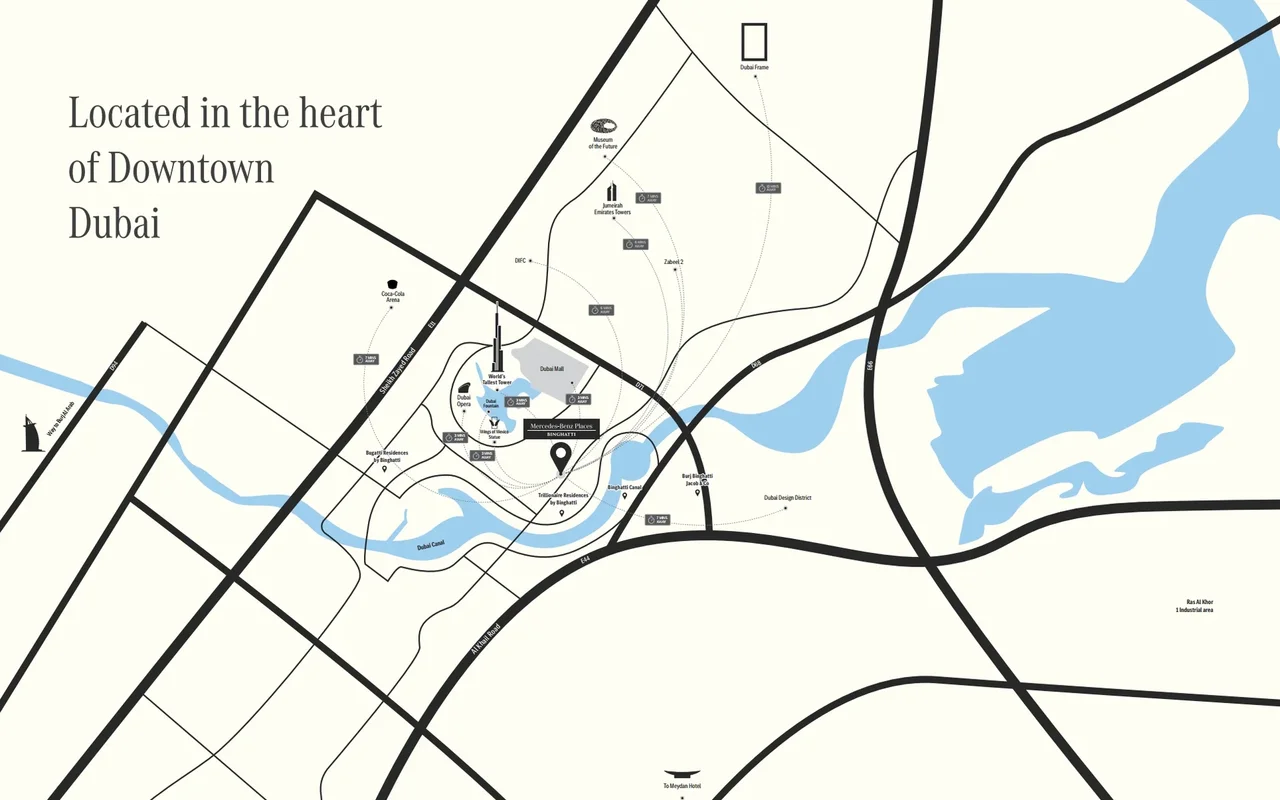 Apartment in a new building Mercedes-Benz Places by Binghatti - Downtown Dubai — 12
