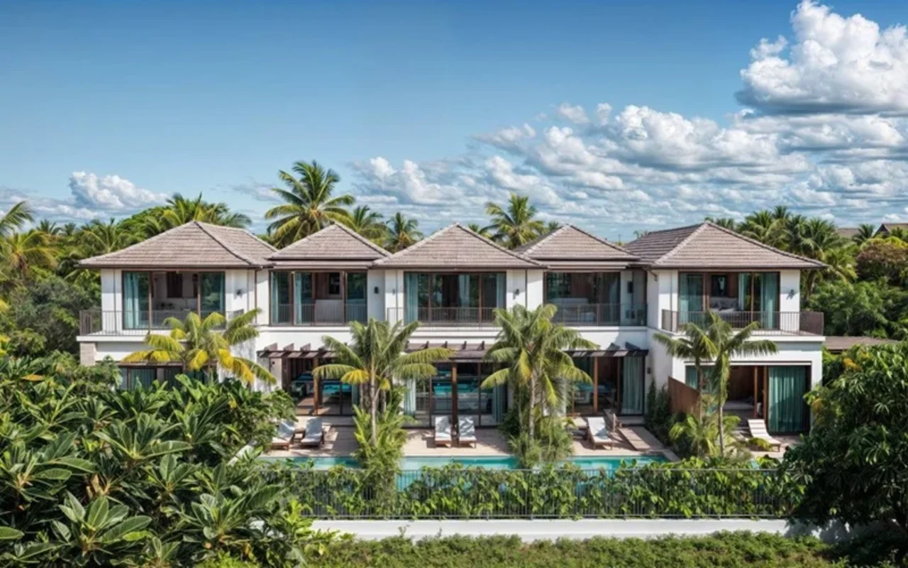 Pool villas in the heart of Nusa Dua near Geger Beach.
