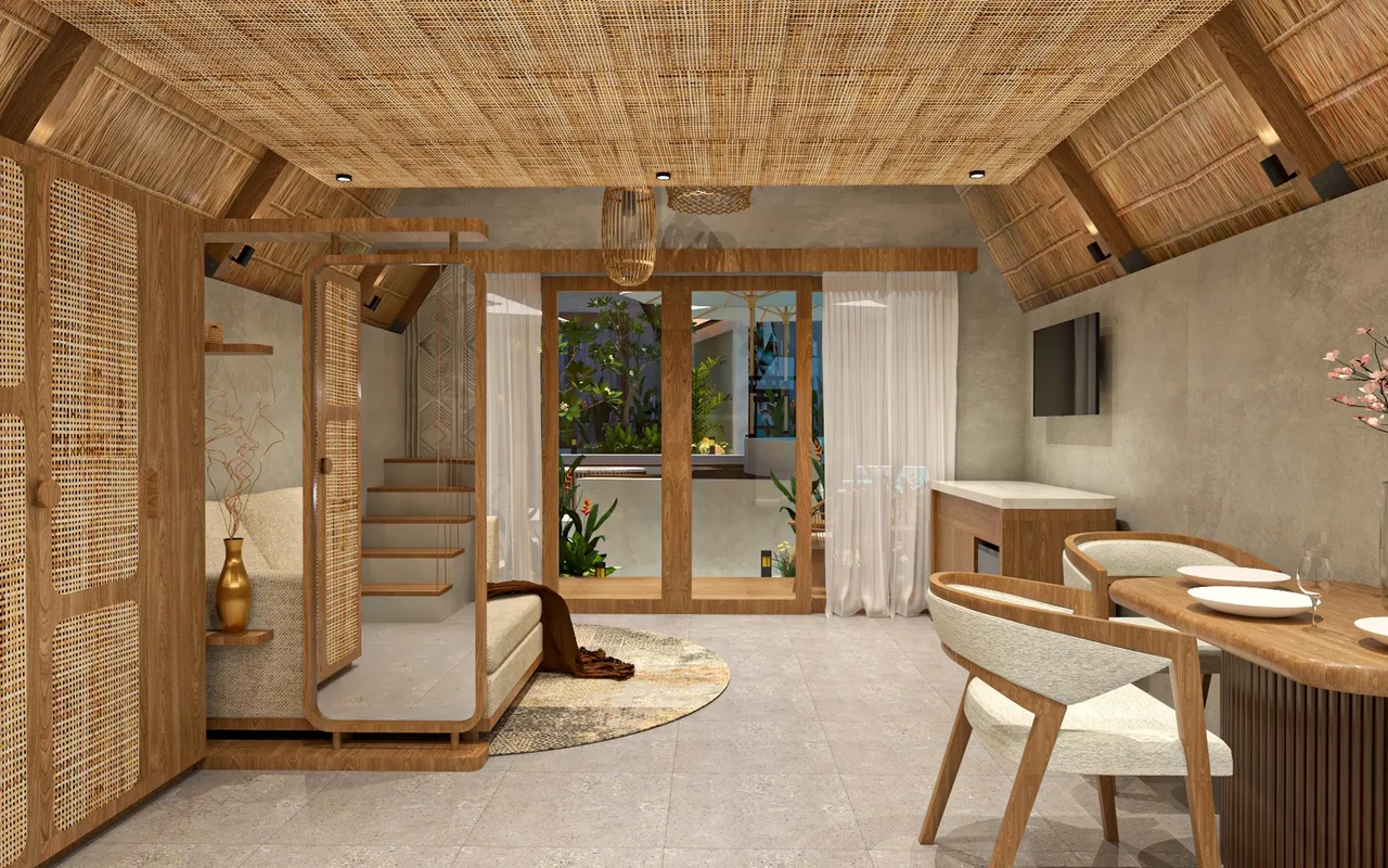 Townhouse Apartamenty na Bali 75 m ot 150 000 Dohod ot 10 Ogranicennoe predlozenie Desa Harmonis 2 — 5
