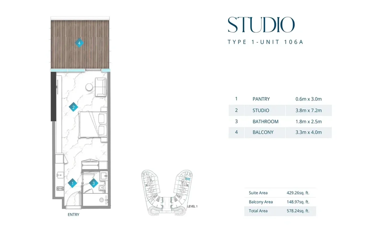 Апартаменты в комплексе Aqua Arc: Premium Living on Al Marjan Island., Рас-эль-Хайма — 9
