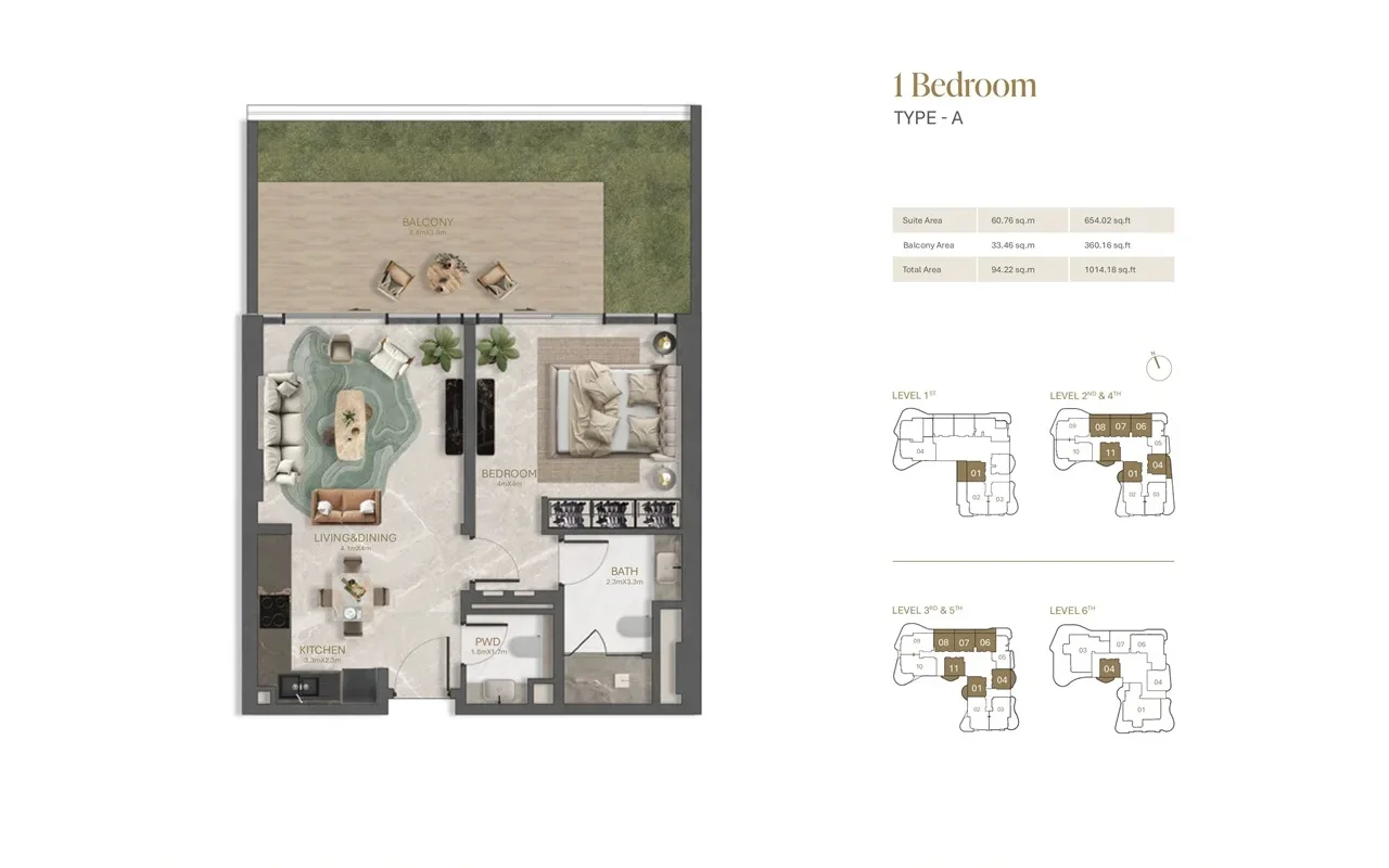 Residential complex La Perla: Living with a Sea View on Al Marjan Island. — 10