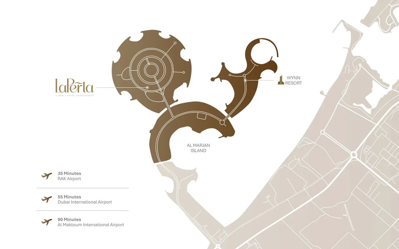 Residential complex La Perla: Living with a Sea View on Al Marjan Island. — 2