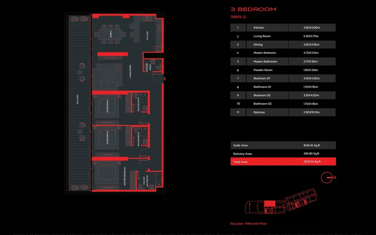 Апартаменты в комплексе Tonino Lamborghini Residences: Luxury Beachfront Living in Ras Al Khaimah., Рас-эль-Хайма — 15