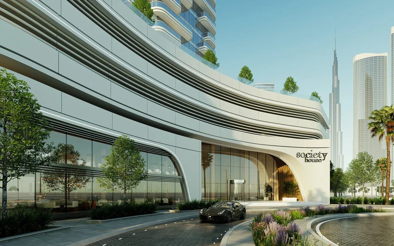 Апартаменты в комплексе Society House complex with rooftop terrace, rooftop bar and four gardens with panoramic views of ..., Дубай — 5