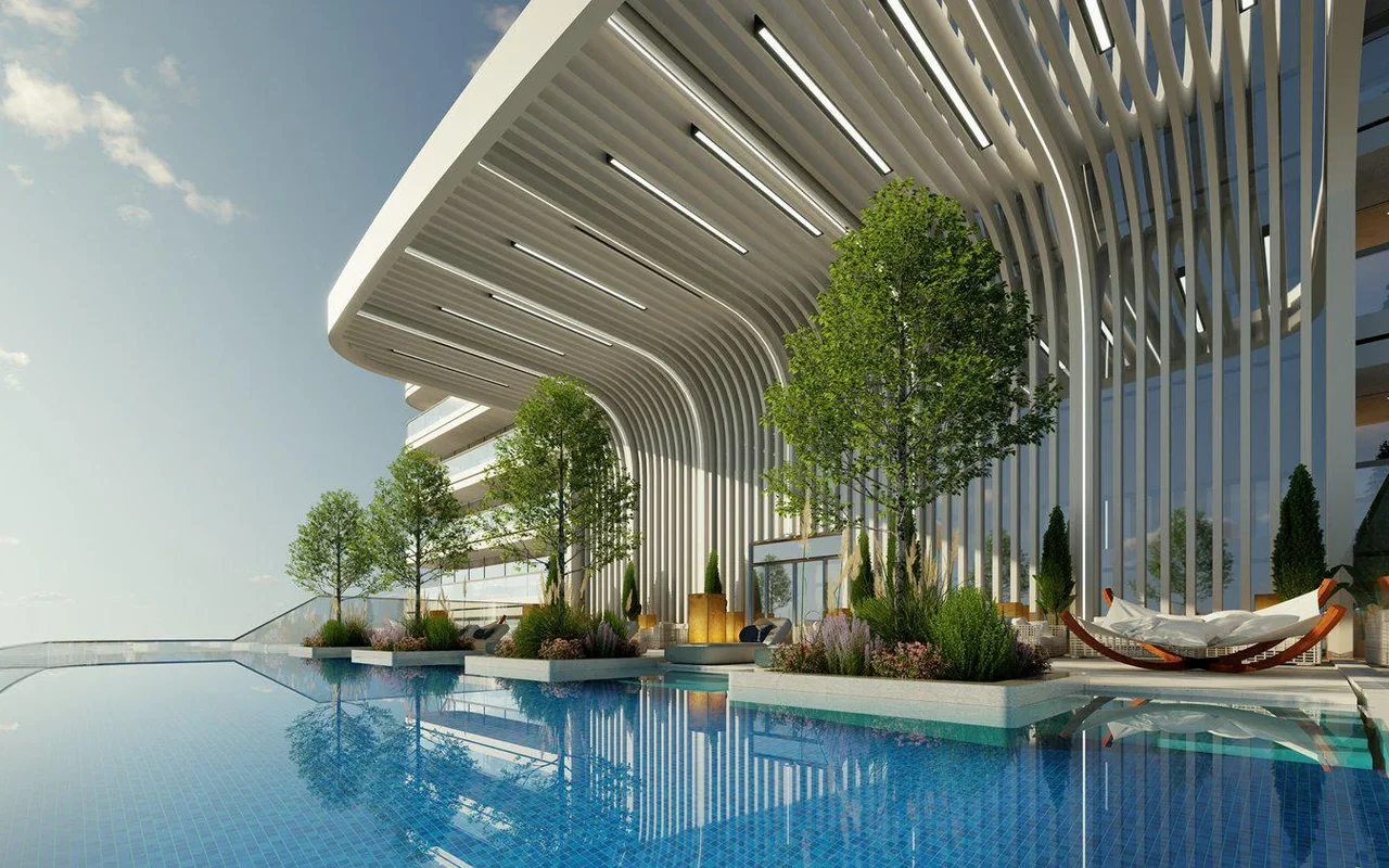 Апартаменты в комплексе Society House complex with rooftop terrace, rooftop bar and four gardens with panoramic views of ..., Дубай